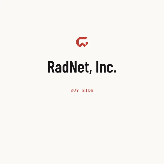 Buy side: RadNet, Inc.