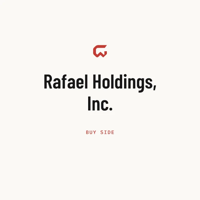 Buy side: Rafael Holdings, Inc.