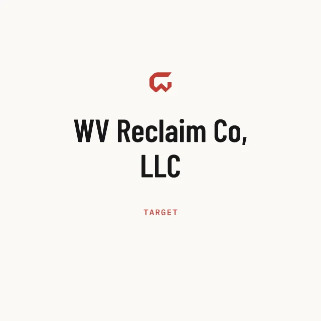 Target: WV Reclaim Co, LLC