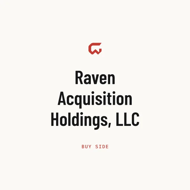 Buy side: Raven Acquisition Holdings, LLC