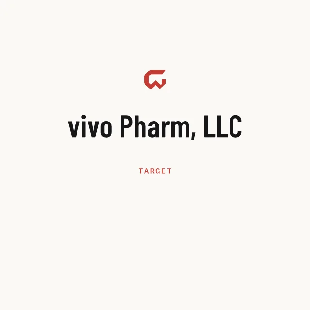 Target: vivo Pharm, LLC