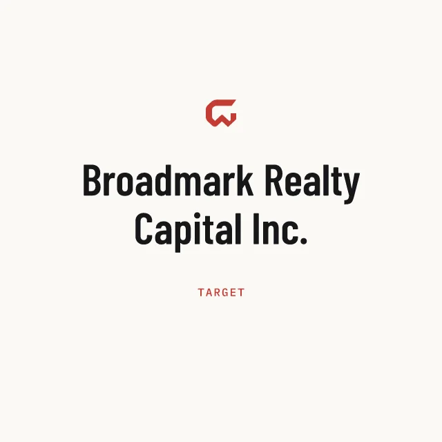 Target: Broadmark Realty Capital Inc.
