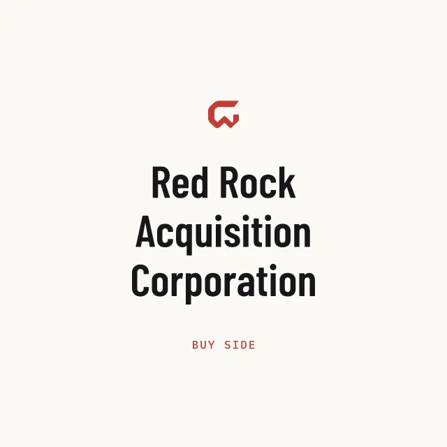 Buy side: Red Rock Acquisition Corporation