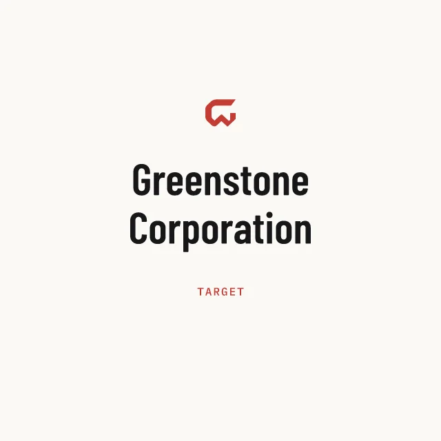 Target: Greenstone Corporation