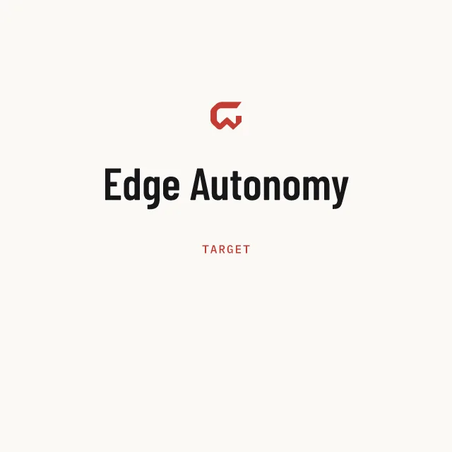 Target: Edge Autonomy