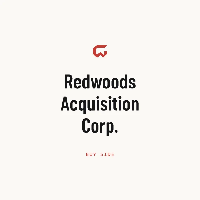Buy side: Redwoods Acquisition Corp.