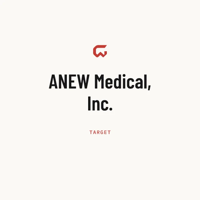 Target: ANEW Medical, Inc.