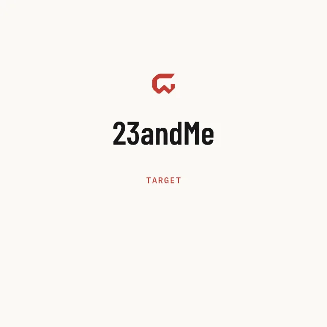 Target: 23andMe