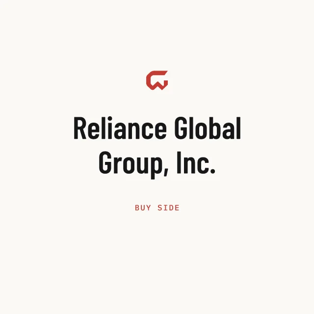 Buy side: Reliance Global Group, Inc.