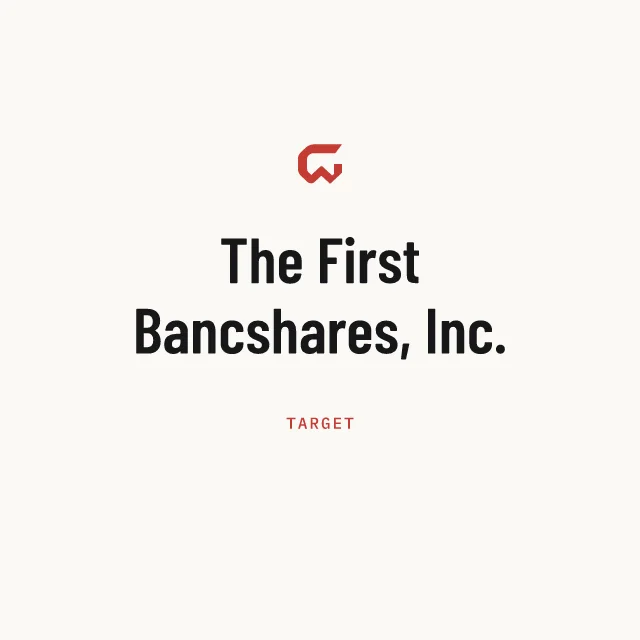 Target: The First Bancshares, Inc.