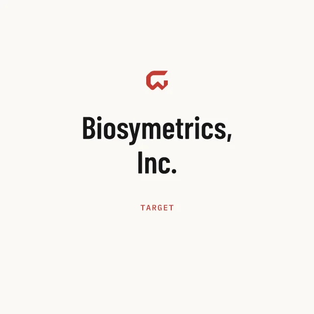 Target: Biosymetrics, Inc.