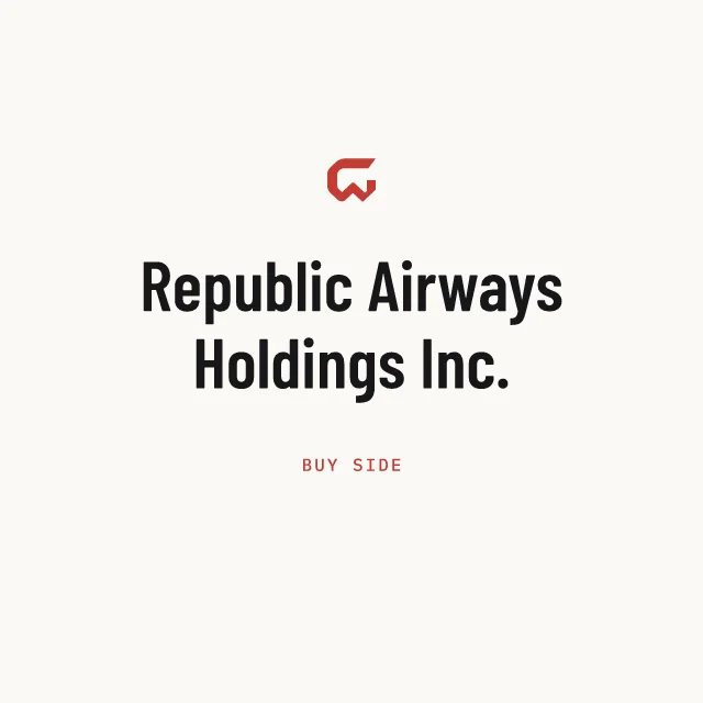 Buy side: Republic Airways Holdings Inc.