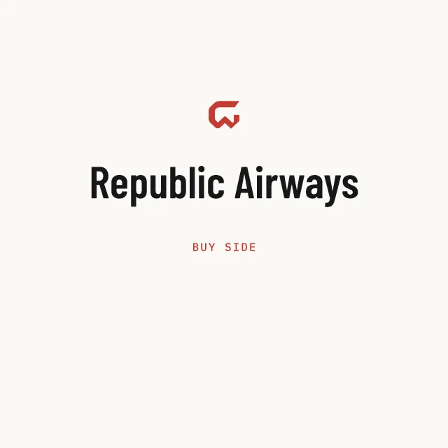 Buy side: Republic Airways