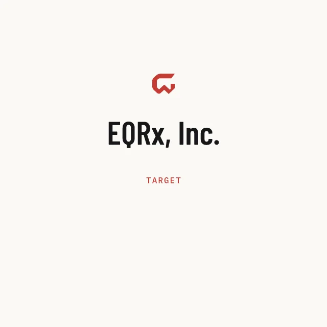 Target: EQRx, Inc.
