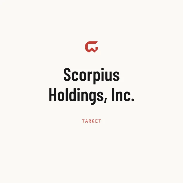 Target: Scorpius Holdings, Inc.