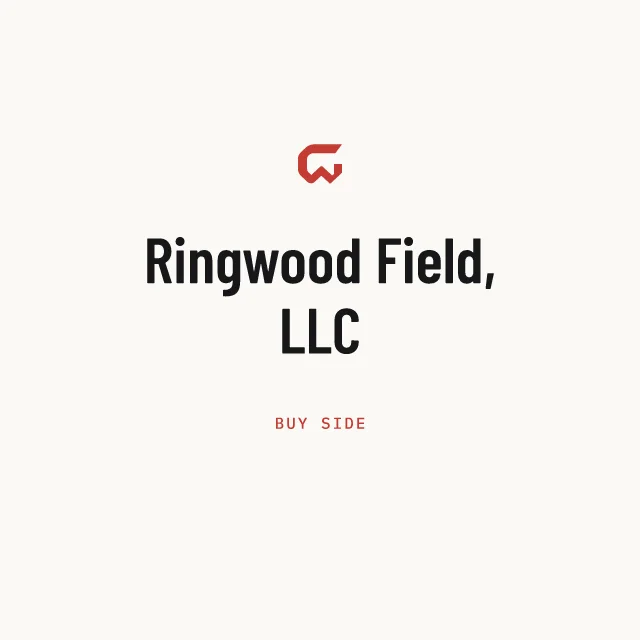 Buy side: Ringwood Field, LLC