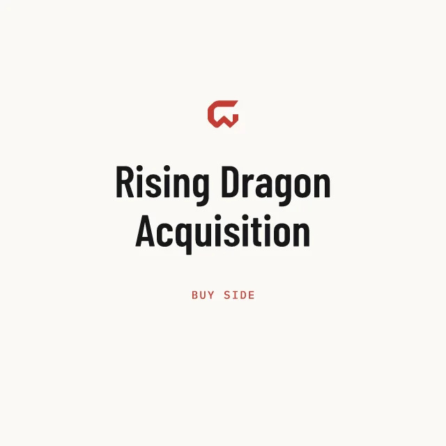 Buy side: Rising Dragon Acquisition