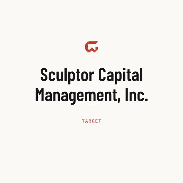 Target: Sculptor Capital Management, Inc.