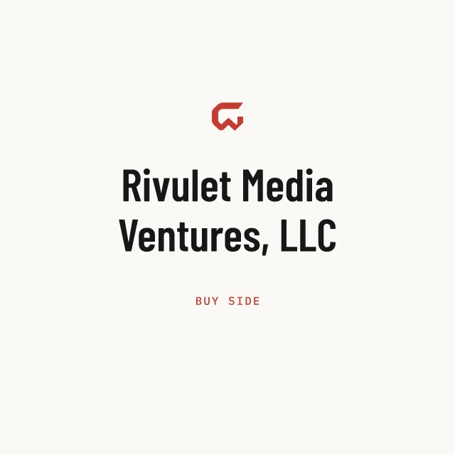 Buy side: Rivulet Media Ventures, LLC