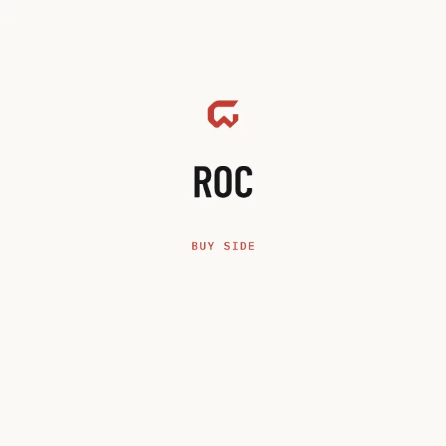 Buy side: ROC