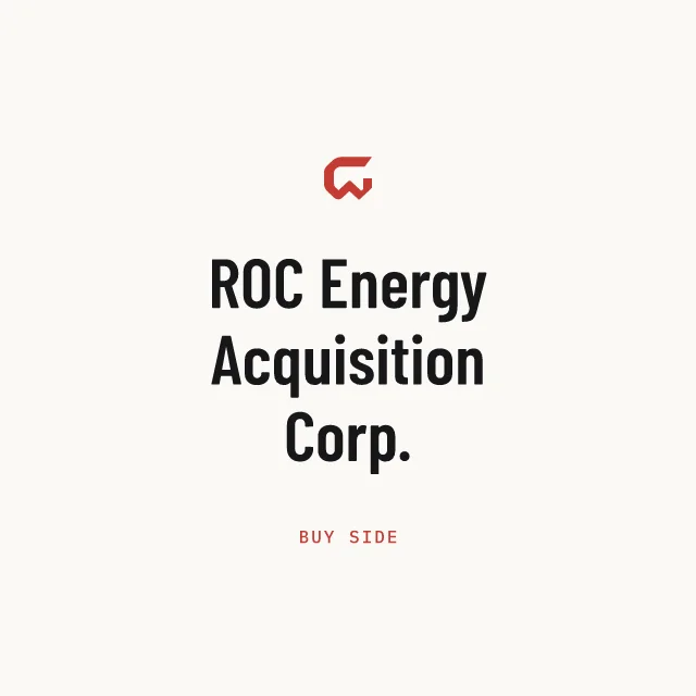 Buy side: ROC Energy Acquisition Corp.