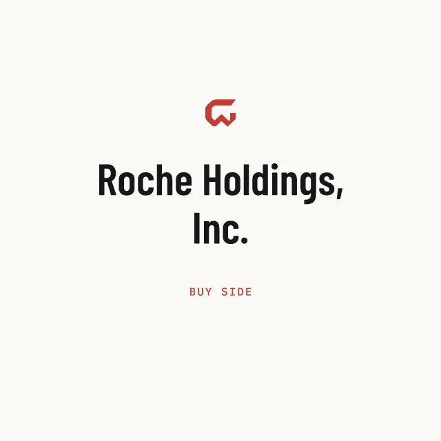 Buy side: Roche Holdings, Inc.