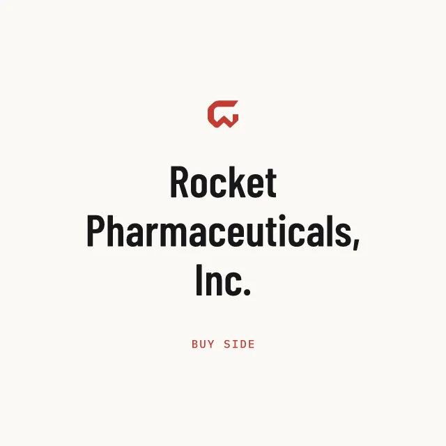 Buy side: Rocket Pharmaceuticals, Inc.