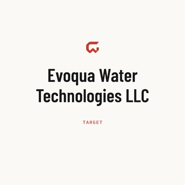 Target: Evoqua Water Technologies LLC
