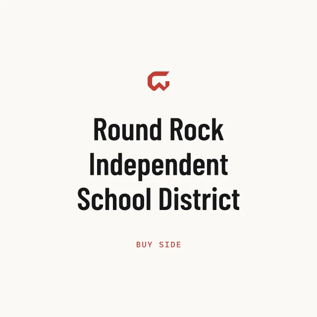 Buy side: Round Rock Independent School District