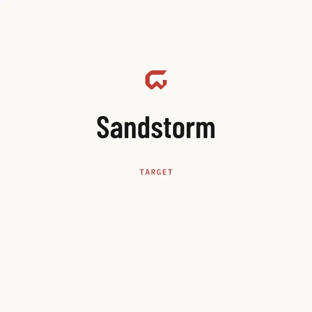 Target: Sandstorm