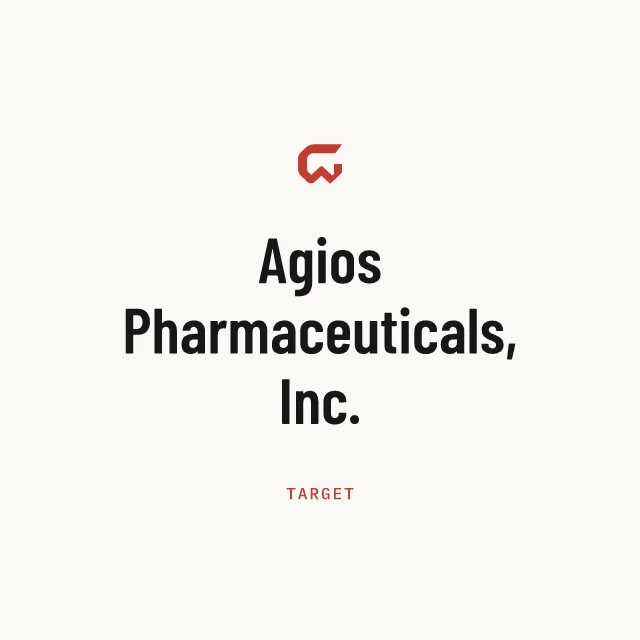 Target: Agios Pharmaceuticals, Inc.