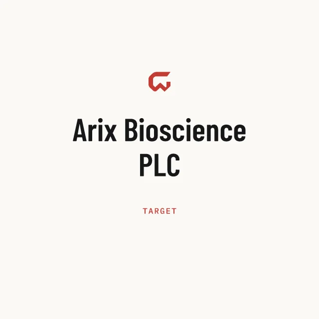 Target: Arix Bioscience PLC