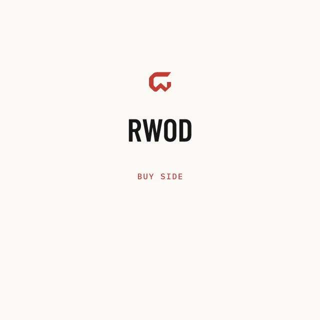Buy side: RWOD