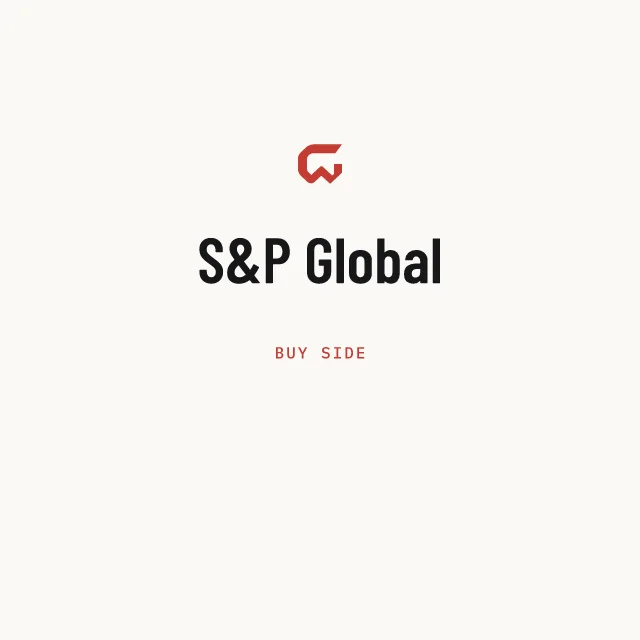 Buy side: S&P Global