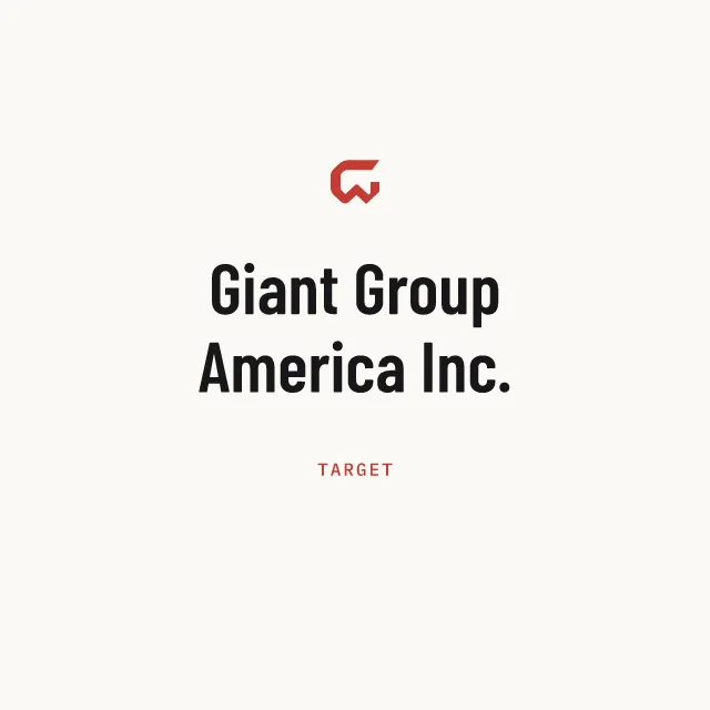 Target: Giant Group America Inc.