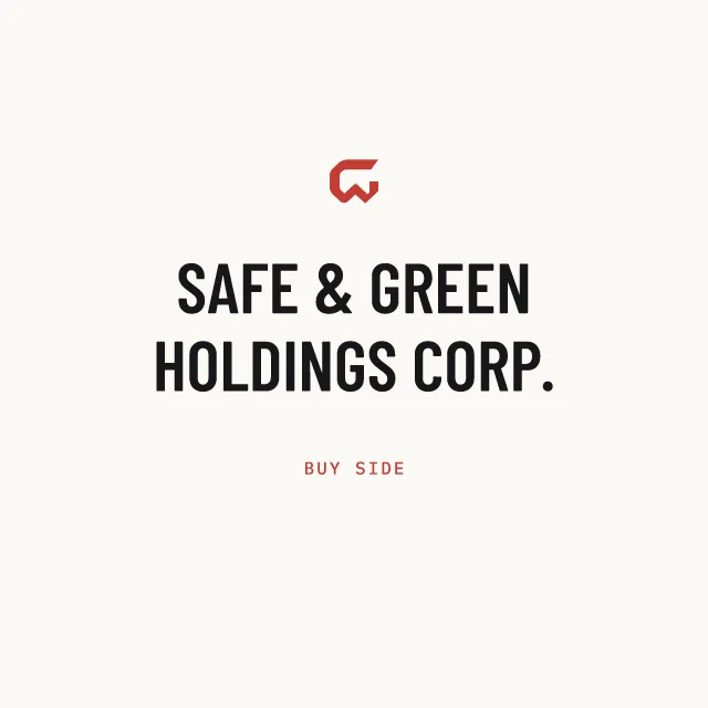 Buy side: SAFE & GREEN HOLDINGS CORP.