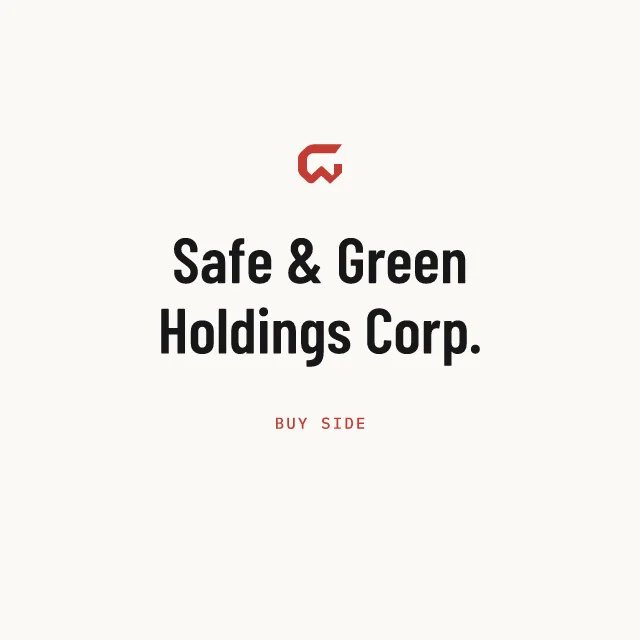 Buy side: Safe & Green Holdings Corp.