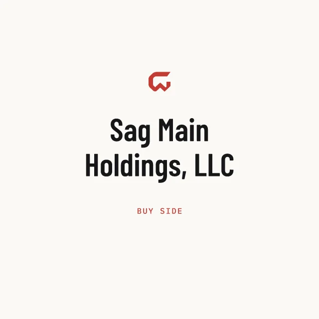 Buy side: Sag Main Holdings, LLC