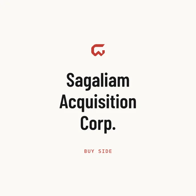 Buy side: Sagaliam Acquisition Corp.
