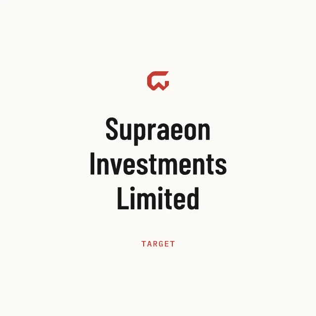 Target: Supraeon Investments Limited