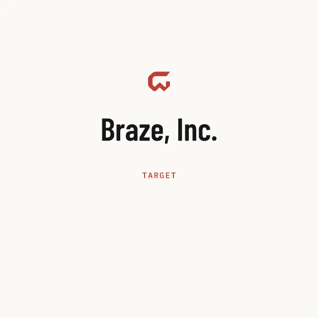 Target: Braze, Inc.