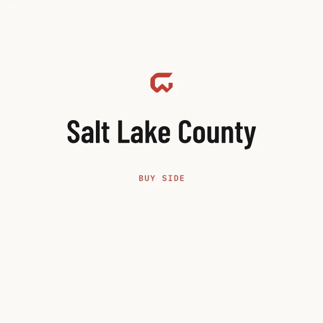 Buy side: Salt Lake County
