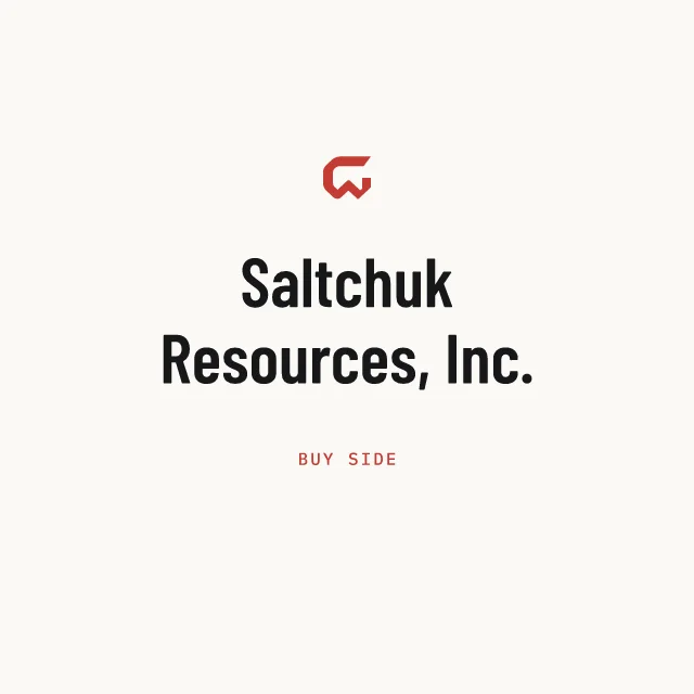 Buy side: Saltchuk Resources, Inc.