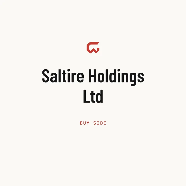Buy side: Saltire Holdings Ltd