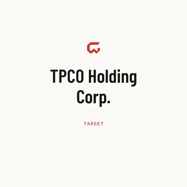 Target: TPCO Holding Corp.