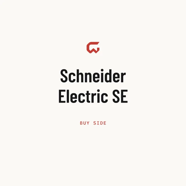 Buy side: Schneider Electric SE