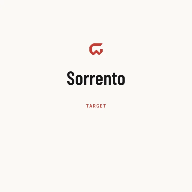Target: Sorrento
