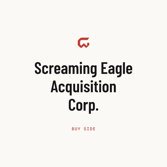 Buy side: Screaming Eagle Acquisition Corp.
