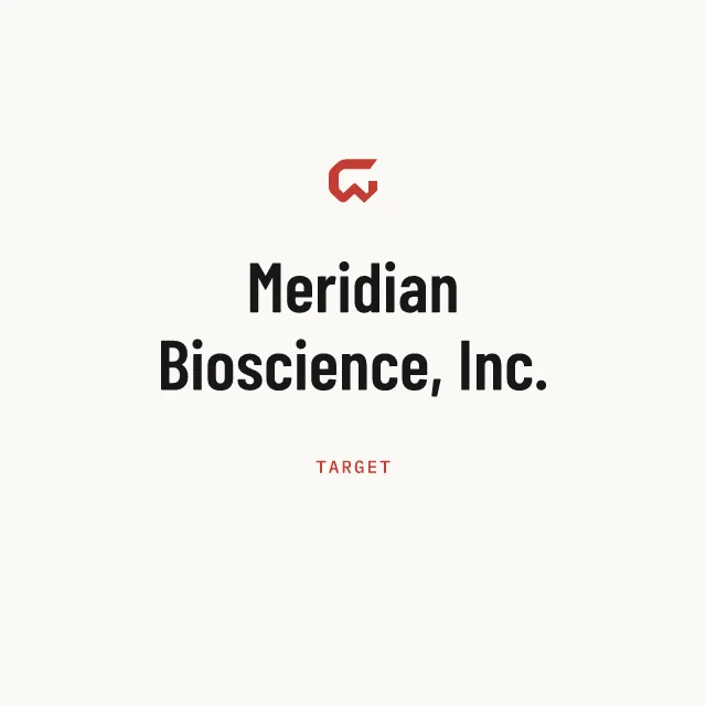 Target: Meridian Bioscience, Inc.