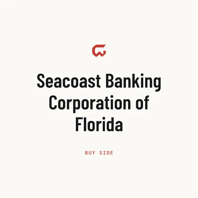 Buy side: Seacoast Banking Corporation of Florida